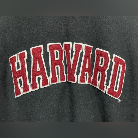 Harvard Black and Red MV Sport Crewneck Sweatshirt - Size M - Picture 3 of 5